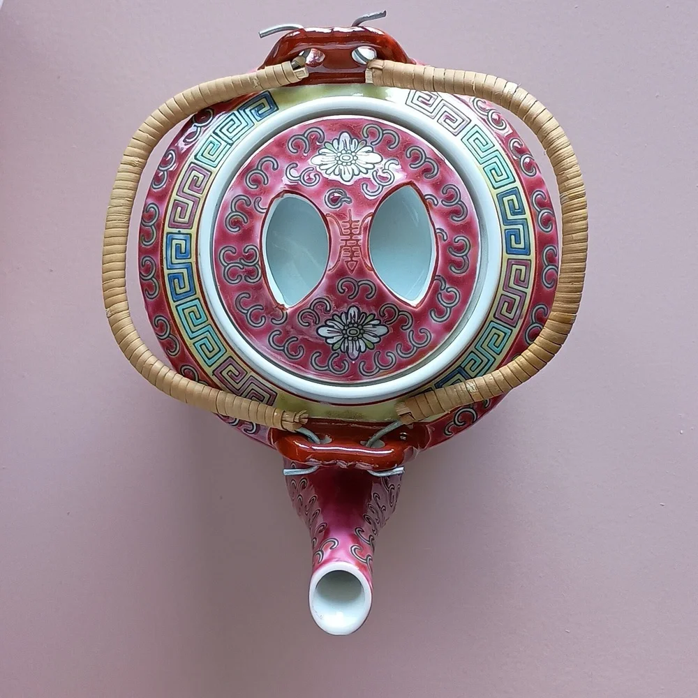 Chinese Famille Tea Set - Picture 8 of 14